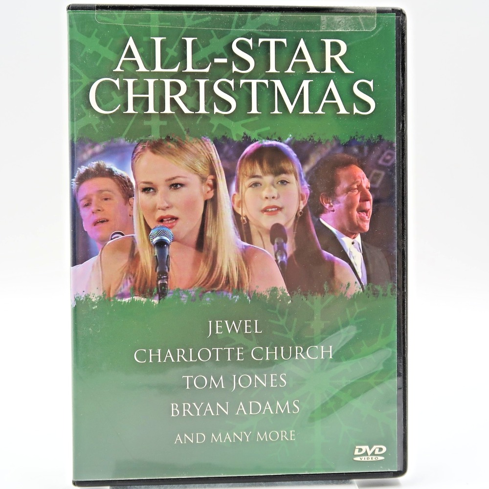 All-Star Christmas (DVD, 2004) Jewel Charlotte Church Tom Jones Bryan Adams